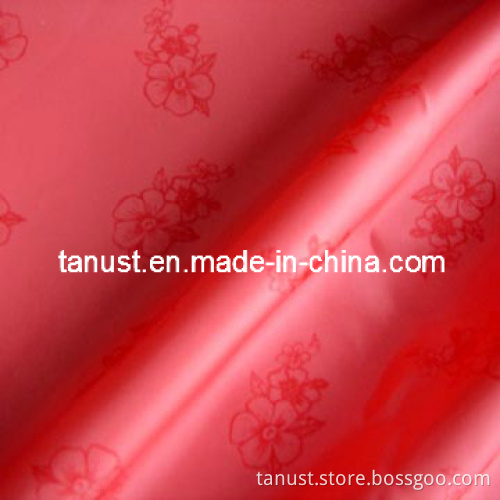 190t Polyester Bright Twill Embossed Fabric